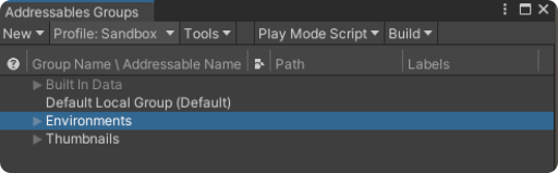 AddressablesGroups