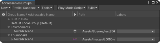 AddressablesGroups